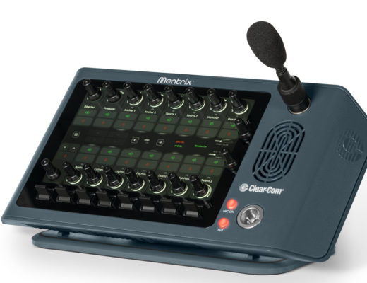 Clear-Com debuts Mentrix Flex panel at NAB Show New York