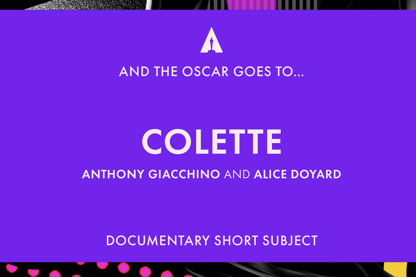 Colette: how a video game company won an Oscar