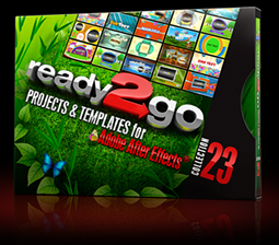 Creative Animation Designs In All-New ready2go After Effects® Template Package 4