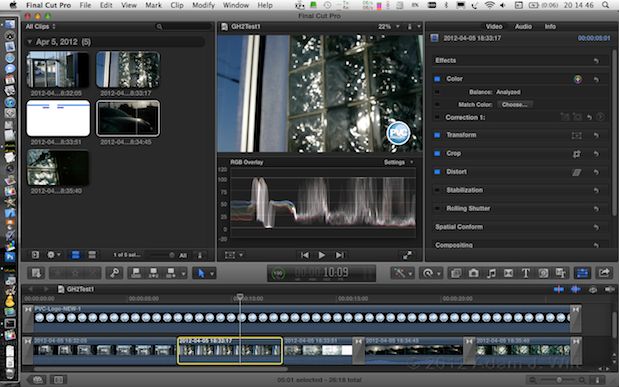 Quick Test: FCPX 10.0.6 22