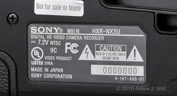 Preview: Sony HXR-NX5U 1/3" 3-CMOS AVCHD Camcorder 70