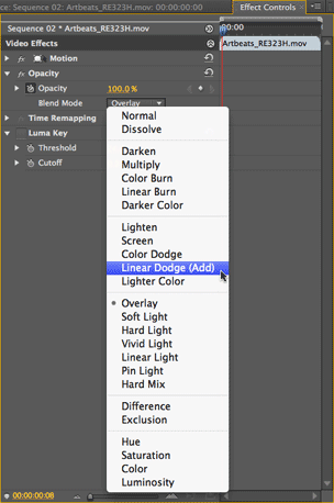 Blend Modes in Adobe Premiere Pro 2