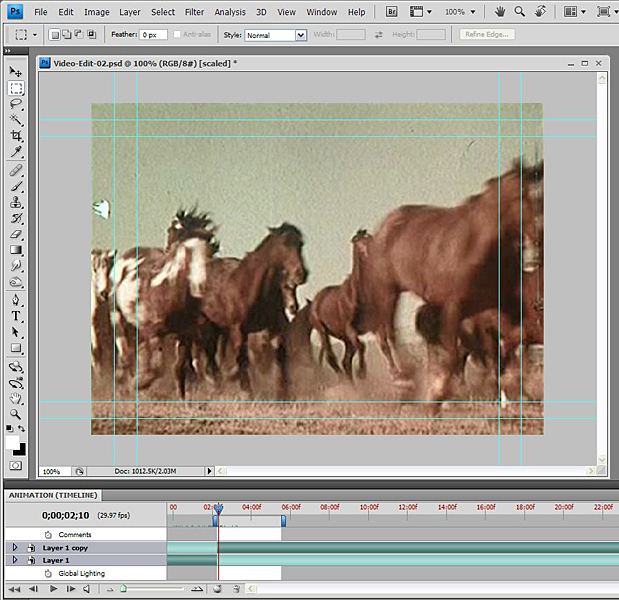 Basic Video Editing with Photoshop CS4/CS5 Extended 56