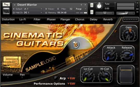 Sample Logic's Cinematic Guitars 7