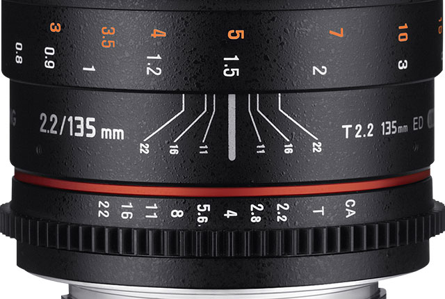 Samyang/Rokinon New 135mm T2.2 Cine Lens 7