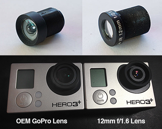 GoPro Replacement Lenses for Hero3/3+ Black from Peau Productions 1