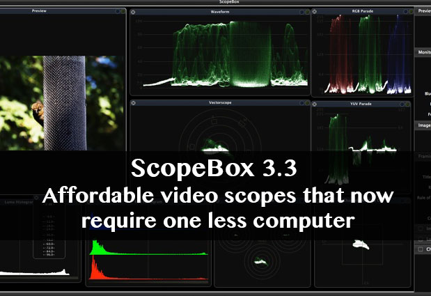 ScopeBox 3.3: Affordable and customizable video scopes 31