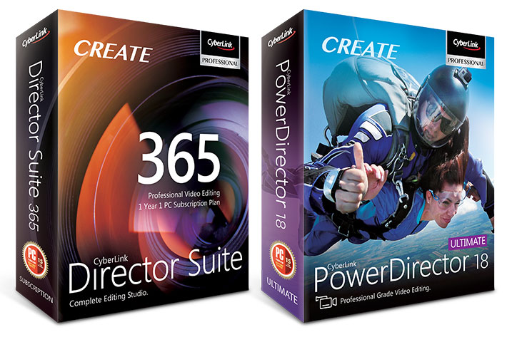 CyberLink: PowerDirector 18 and PhotoDirector 11 released by Jose