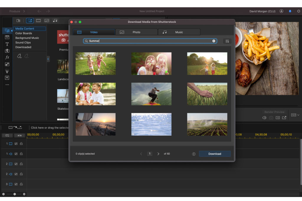 Cyberlink’s Shutterstock library accessible to Director users