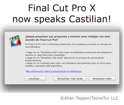 Final Cut Pro X 10.1 now speaks Castilian (aka “Spanish”) 35
