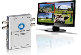 Mobile production truck converts to HD and Matrox MicroQuad multiviewers go along for the ride 20