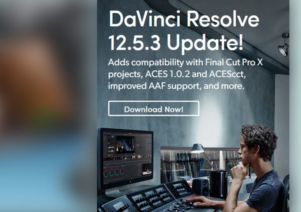 New update to DaVinci Resolve