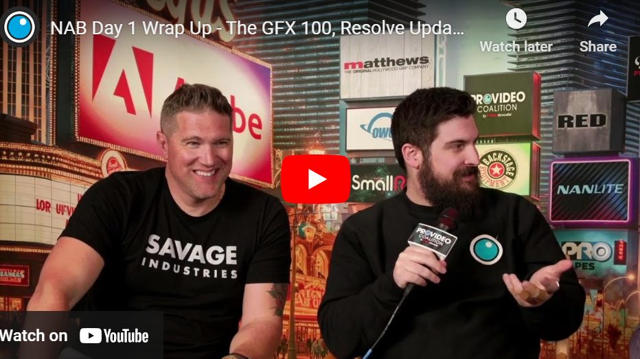 NAB Day 1 Wrap Up - The GFX 100, Resolve Updates Excitement at Matthews and More 1