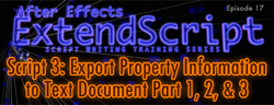 After Effects ExtendScript Training: Ep. 17 Part 1, 2, and 3 7