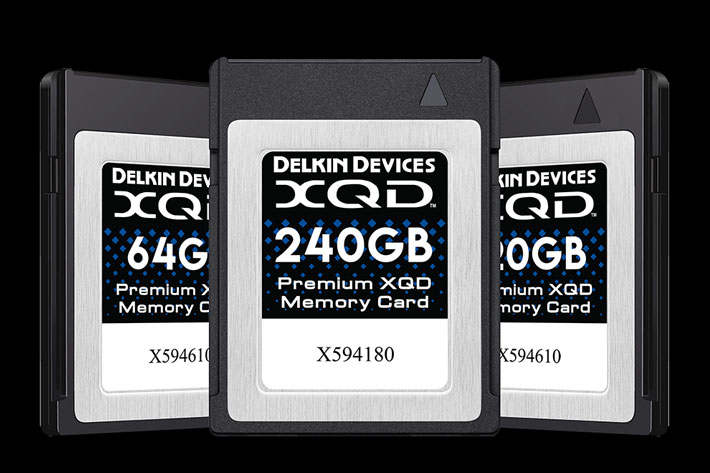 Delkin launches Premium 2933X XQD memory cards