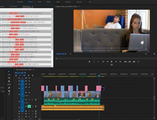 The Transcriptive Suite: video production workflow using AI for Premiere Pro