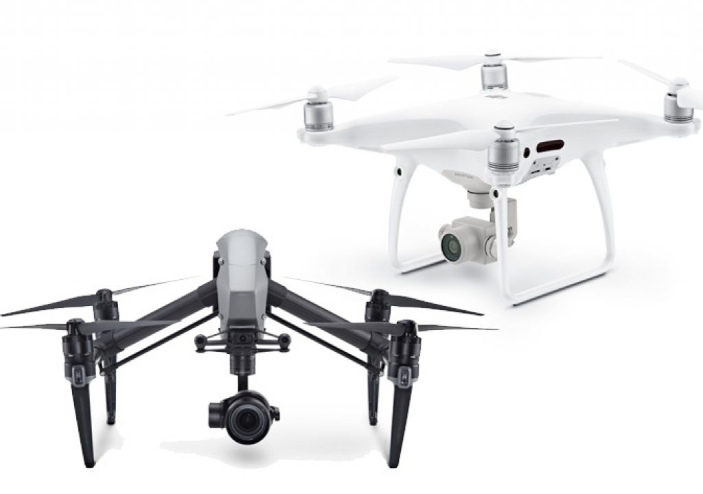 Inspire 2 and Phantom 4 Pro, two new flying cameras from DJI