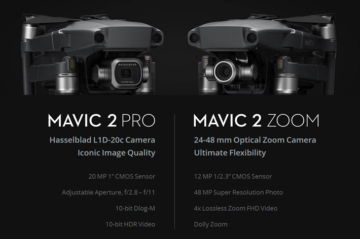 DJI Mavic 2 Pro and Mavic 2 Zoom: a new era for camera drones