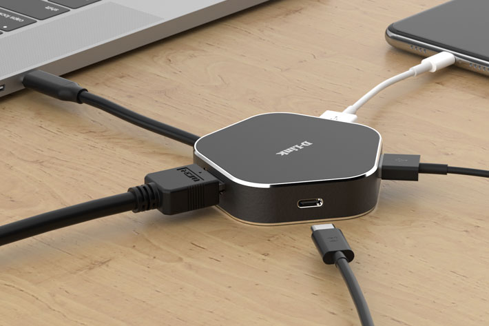 D-Link USB-C adapters: connection, power and extra displays up to 4K 2