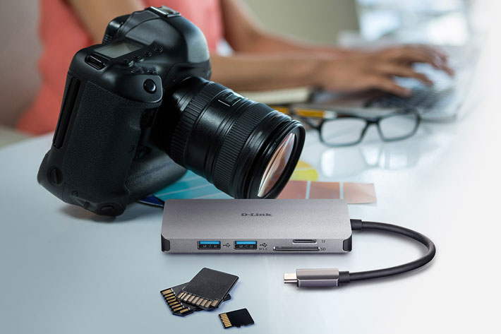 D-Link USB-C adapters: connection, power and extra displays up to 4K