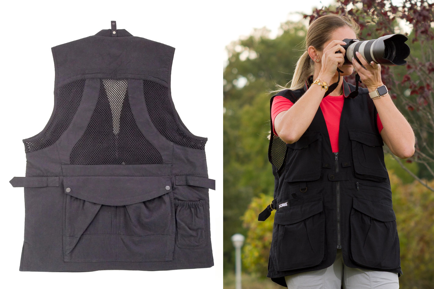 Tiffen introduces new Domke black vest, sling bag and tech pouch