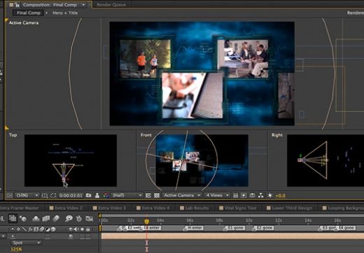 After Effects Apprentice Free Video: Adding 3D Lighting to a Scene 49
