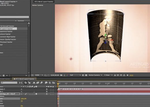 After Effects Apprentice Free Video: Bending Layers in AE CS6 1