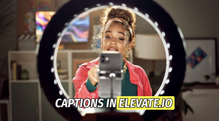 elevate.io launches new captioning and transcription technology