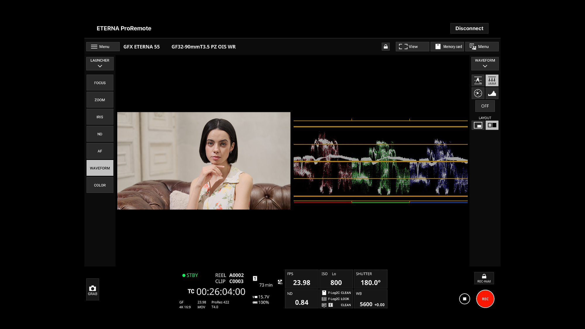 Fujifilm to show ETERNA ProRemote app for GFX ETERNA 55 at IBC2026