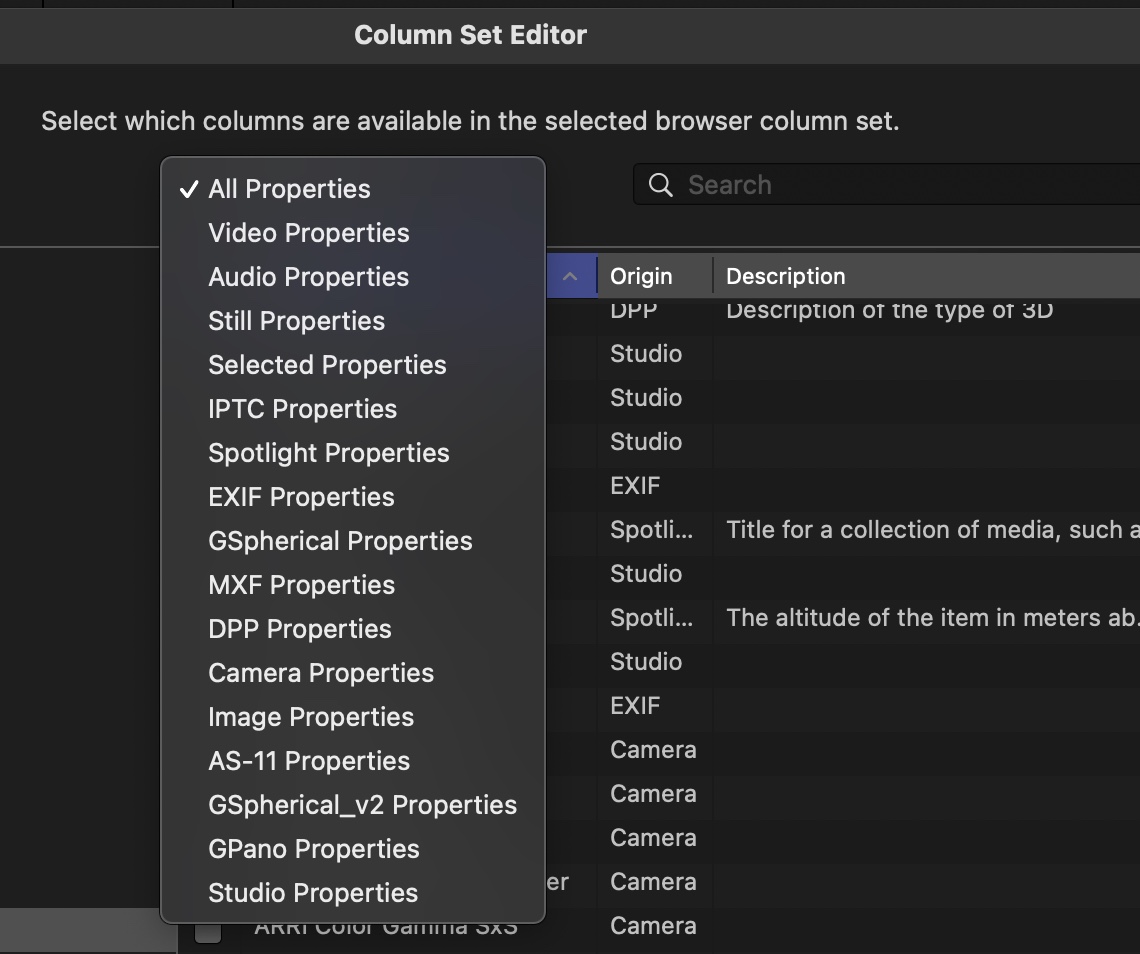 Final Cut Pro updated to 10.5.3 and you can download my free column view presets 4