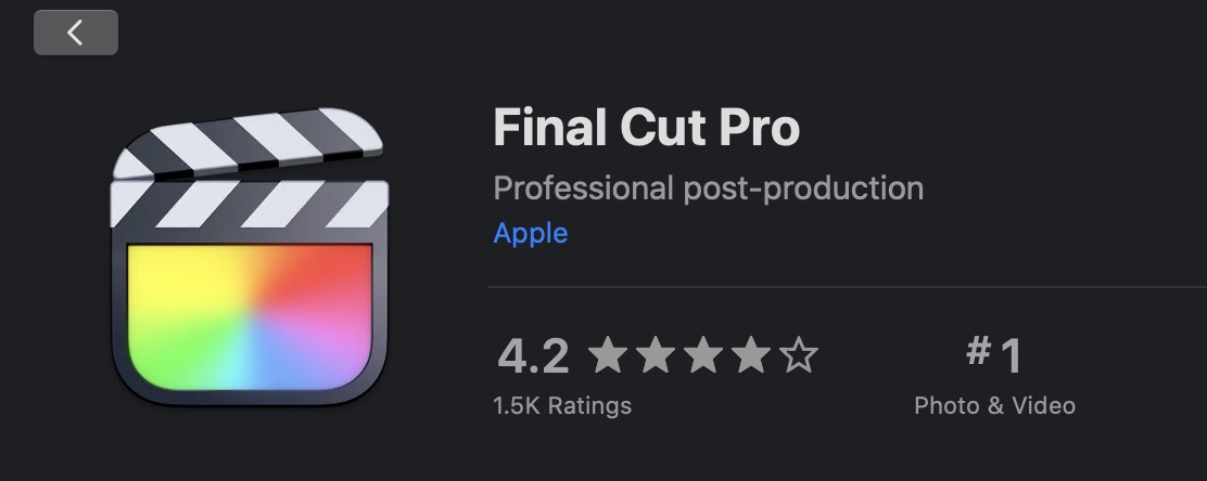 Final Cut Pro updated to 10.5 and loses the X 4