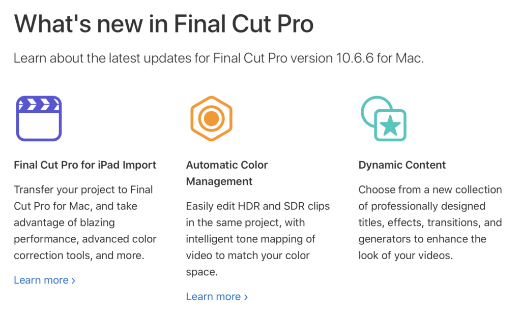 Final Cut Pro 10.6.6 (for Mac) 2