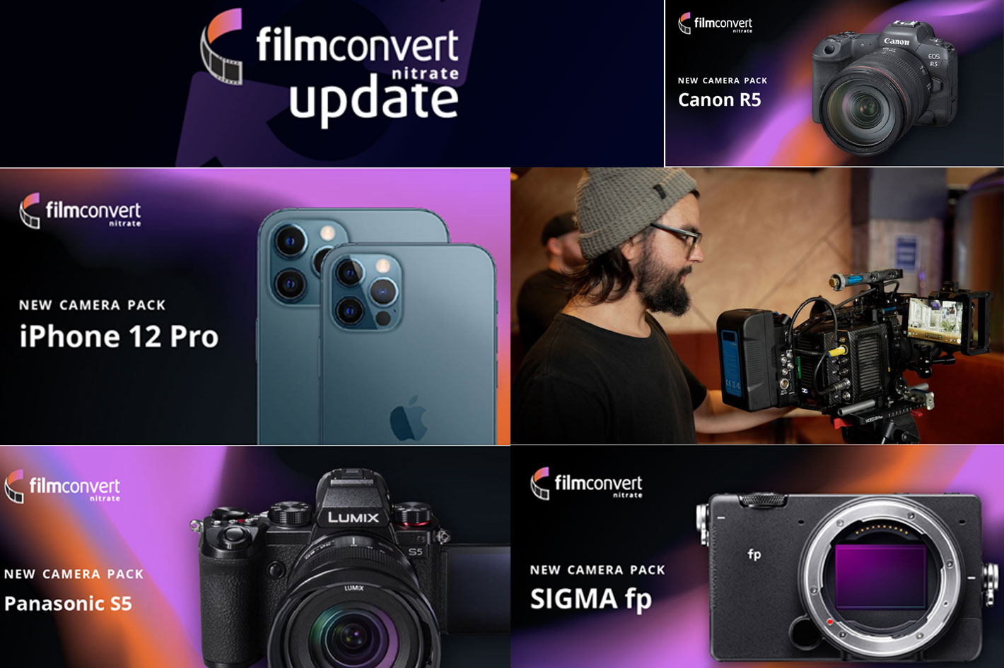 FilmConvert: all the new Camera Packs released in 2021