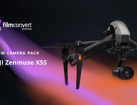 FillmConvert: new camera packs for DJI Zenmuse X5S and X7 cameras