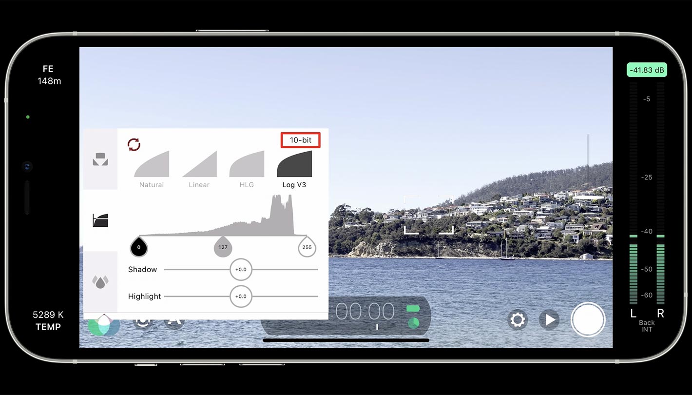 FiLMiC Pro supports 10-Bit SDR capture on iPhone and Android