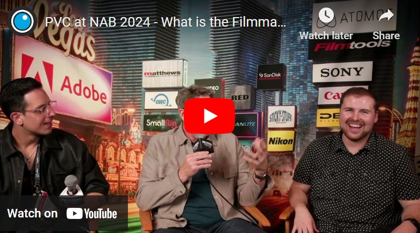 PVC at NAB 2024 - Video Creator Talks exlore go-to-gear, AI workflows and more 7