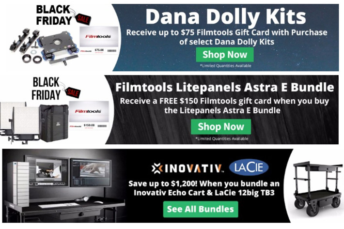 Black Friday Deals from Filmtools