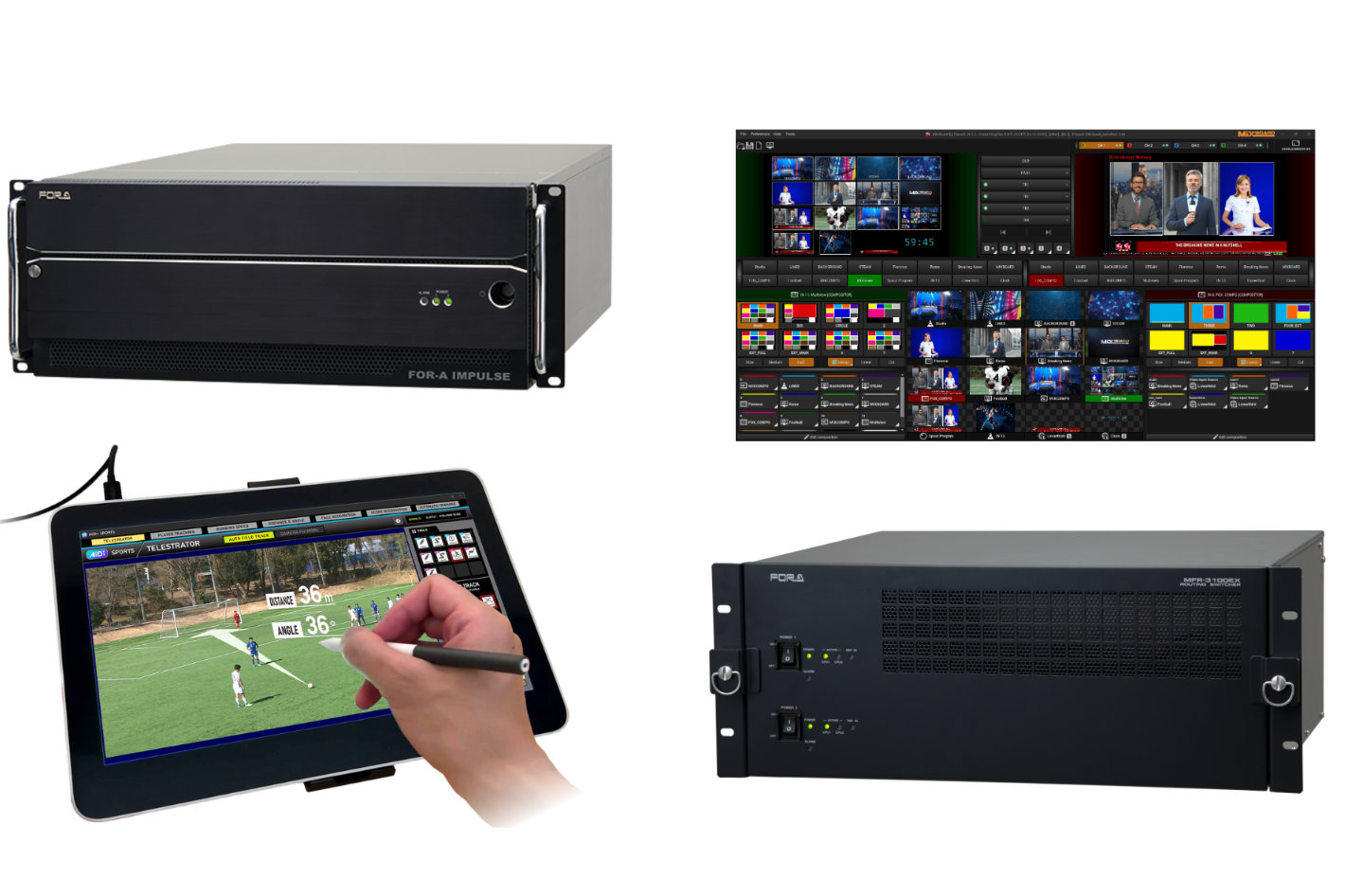 FOR-A to show four key production technologies at ISE 2026