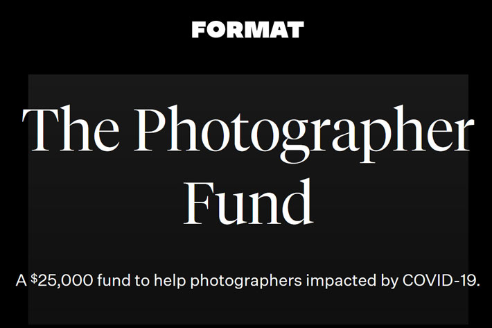 Format announces a Photographer Fund to help those impacted by COVID-19