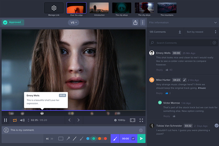 Frame.io 2.0 arrives in time for NAB 2017 3