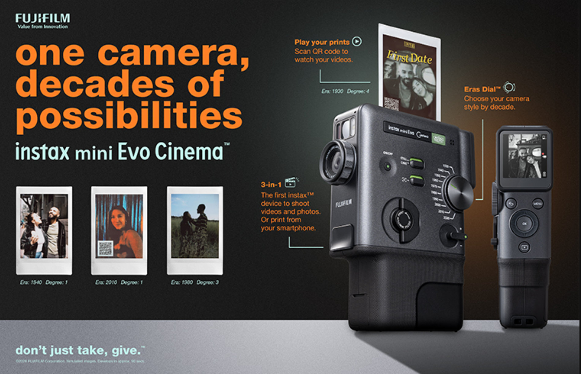Fujifilm announces first instax camera to shoot videos and photos