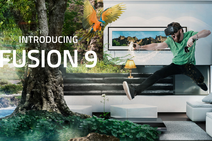 Fusion 9: new VR tools and a lower price for the Studio version