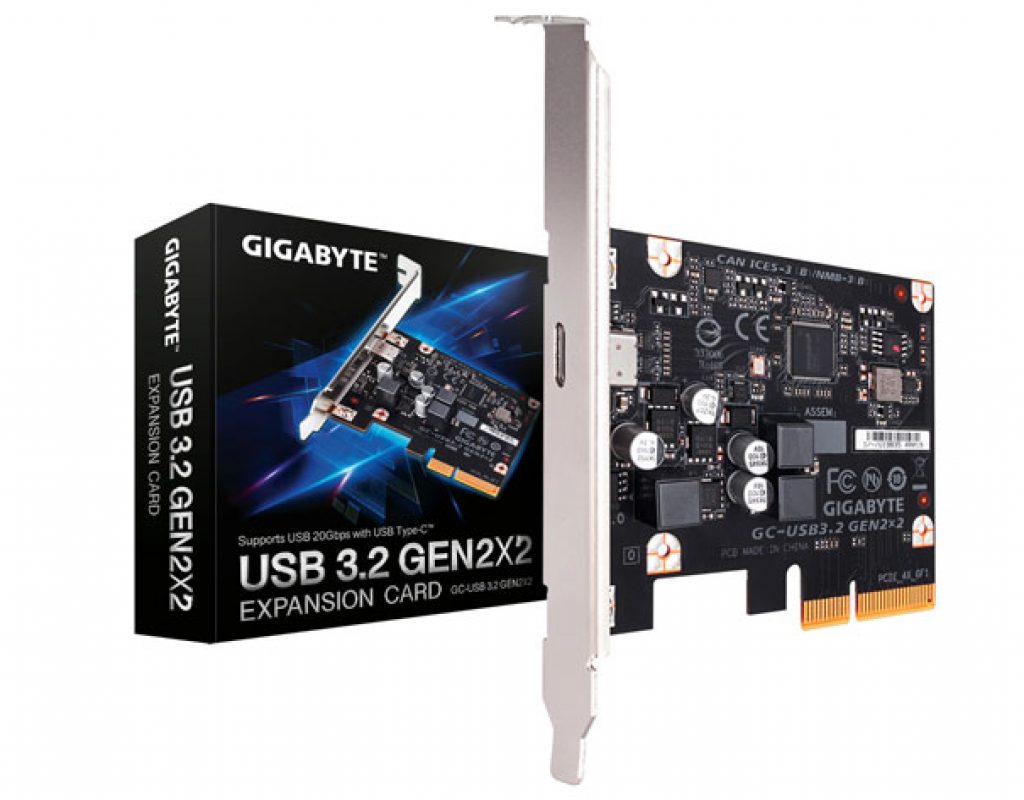 Gigabyte USB 3.2 Gen 2x2: give your old PC transfer speeds up to 20 Gbps