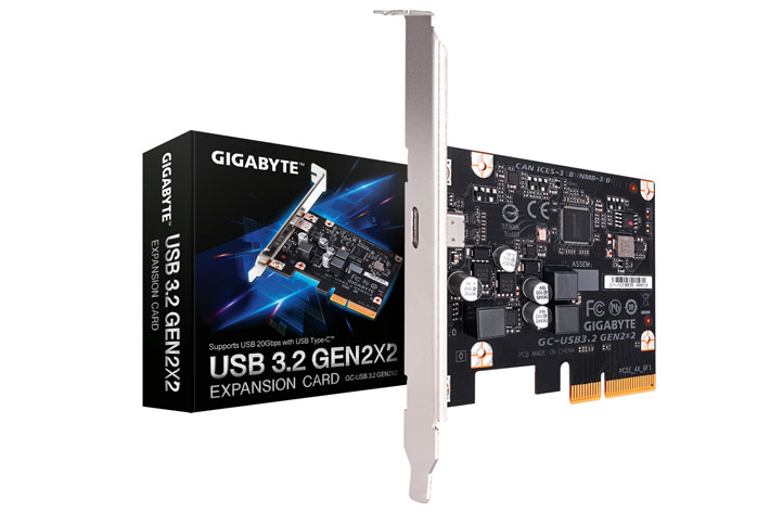 Gigabyte USB 3.2 Gen 2x2: give your old PC transfer speeds up to 20 Gbps