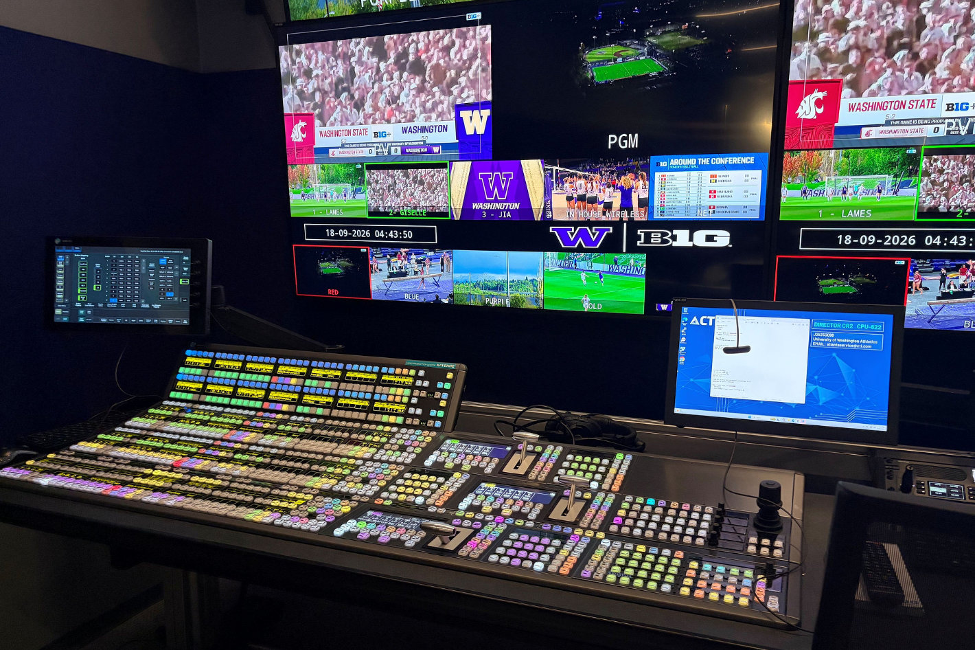 University of Washington new IP production facility uses Grass Valley