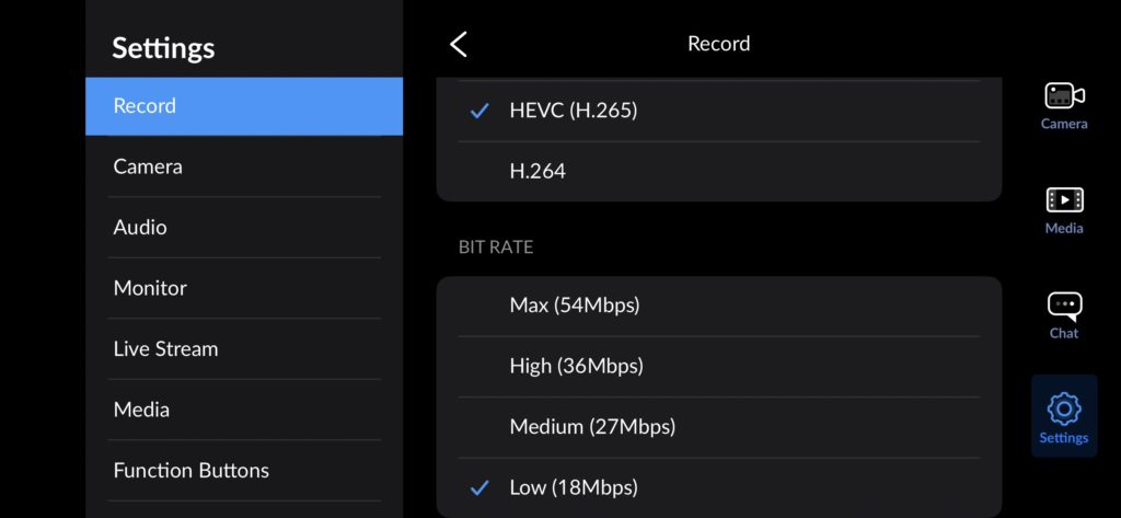 Data rate for shooters and editors 3 Data rate for shooters and editors 3