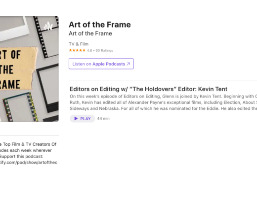 Art of the Frame Podcast: Editors on Editing with “The Holdovers” Editor: Kevin Tent 15
