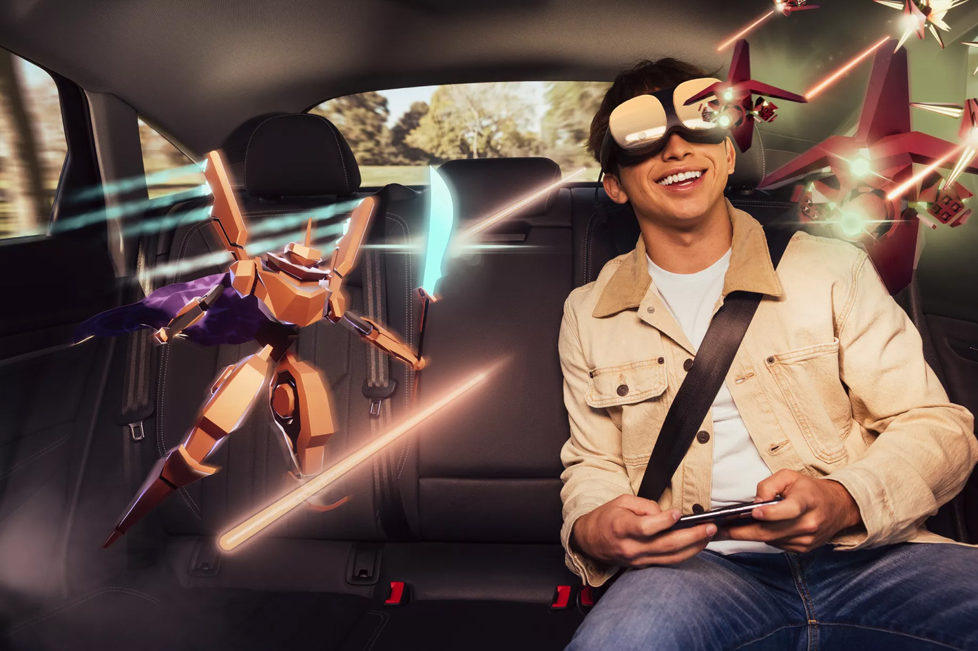 First holoride-ready VR device for in-car entertainment