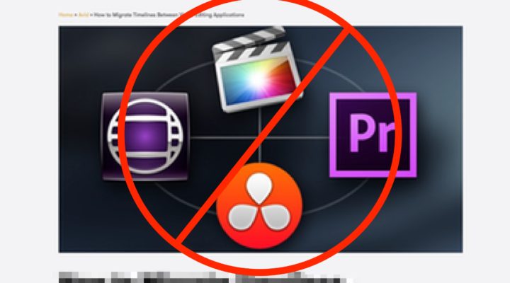 How to answer when someone asks you to move a project from Avid to Premiere Pro (or vice versa) 5