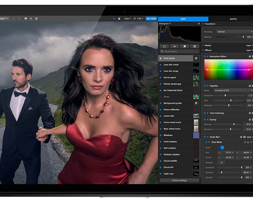 Imerge Pro, the world’s first RAW image compositor